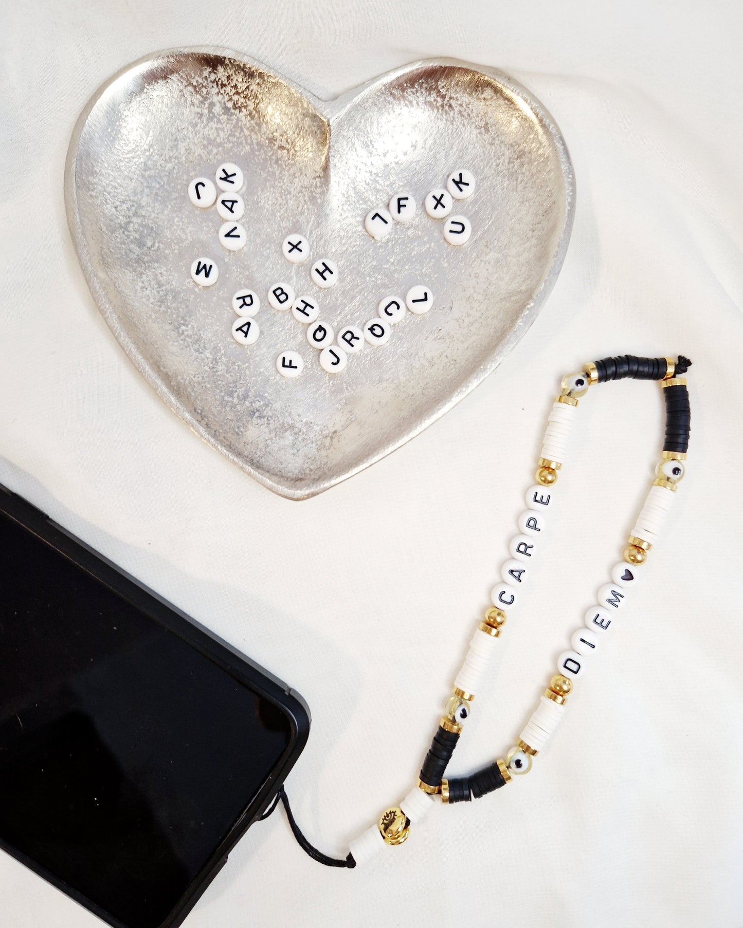 Mimi Jewels bijou de téléphone Bijou de telephone Mati (Noir)