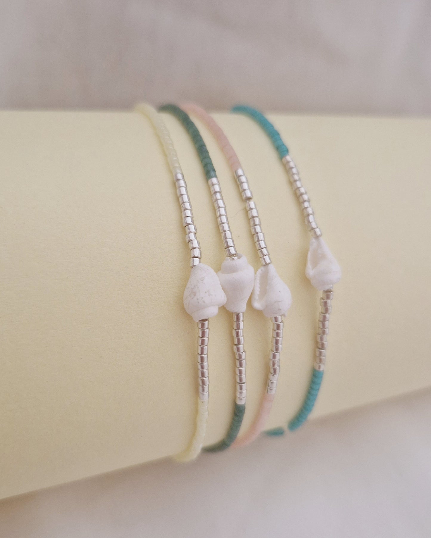Mimi Jewels Bracelet coquillage (Jaune)
