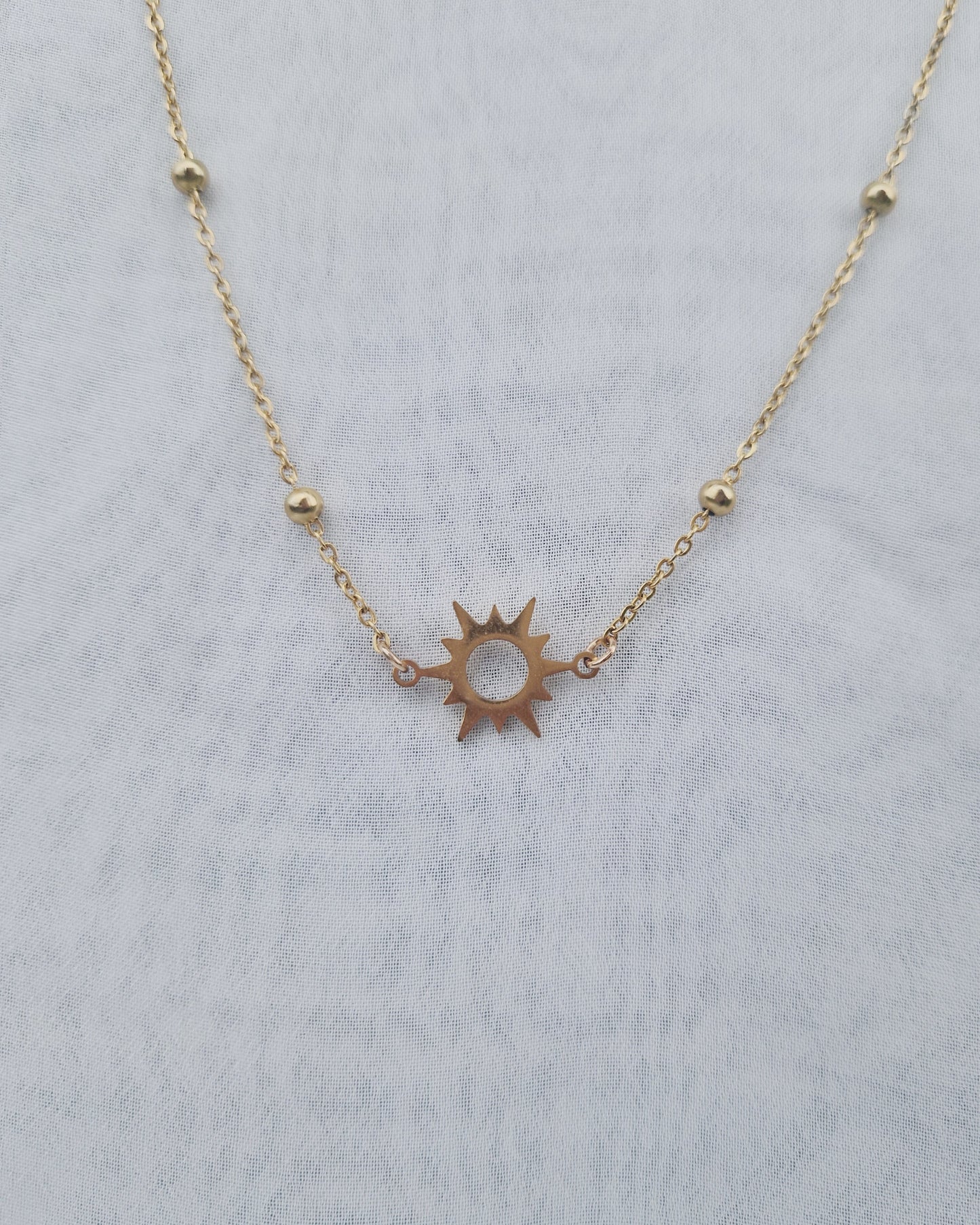 Mimi Jewels Collier Soleil ras de cou