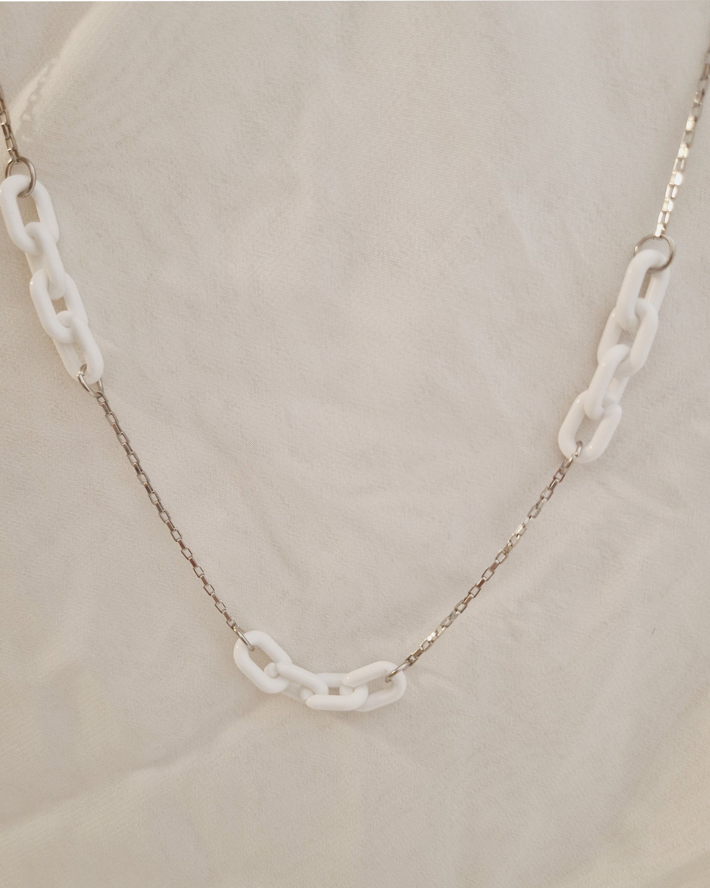 Mimi Jewels Collier Sunday Blanc