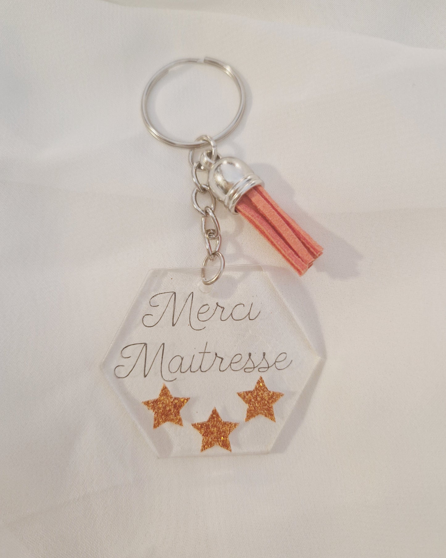 Mimi Jewels Porte-clés étoiles Gravé