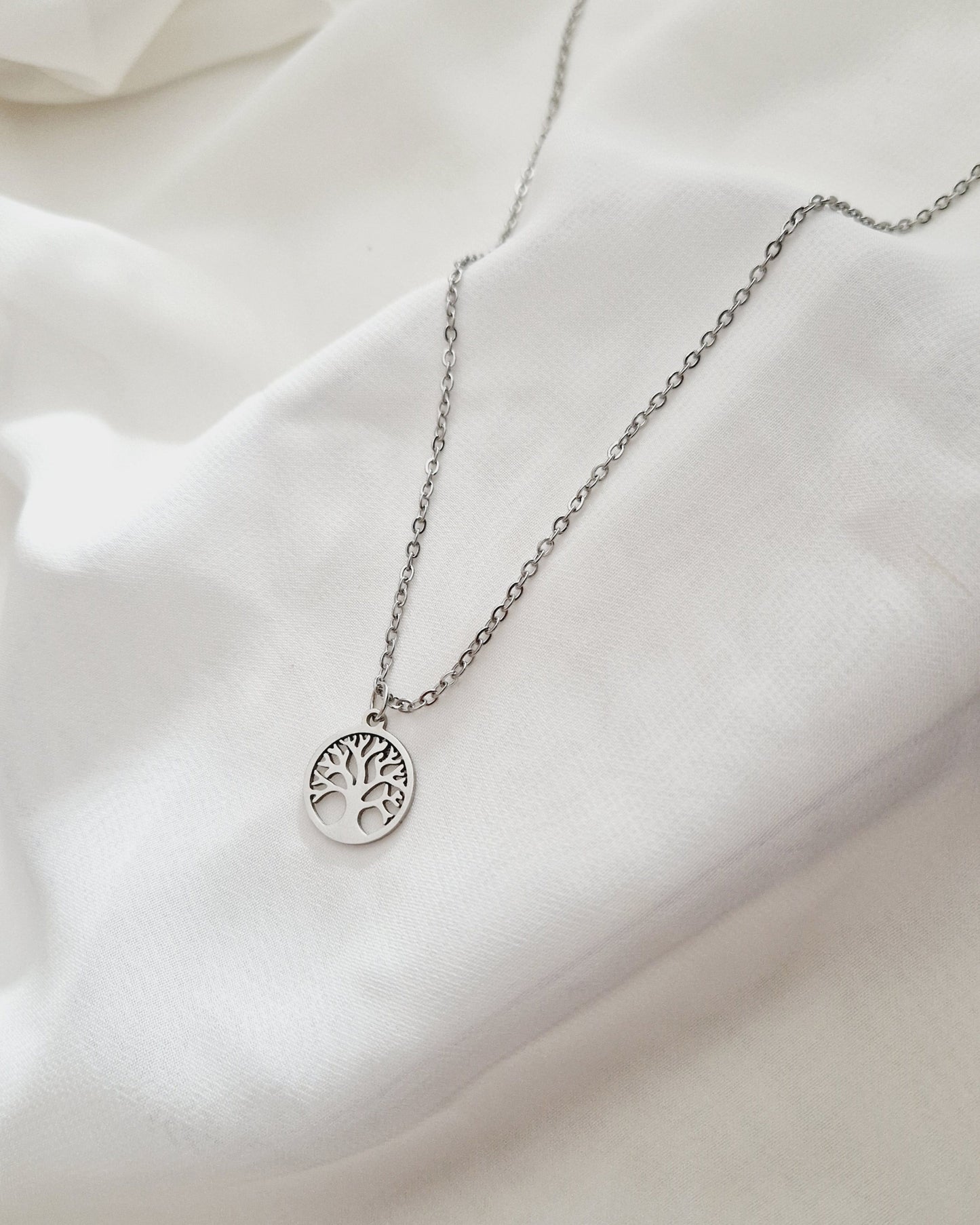 Mimi Jewels Collier Arbre de Vie argenté