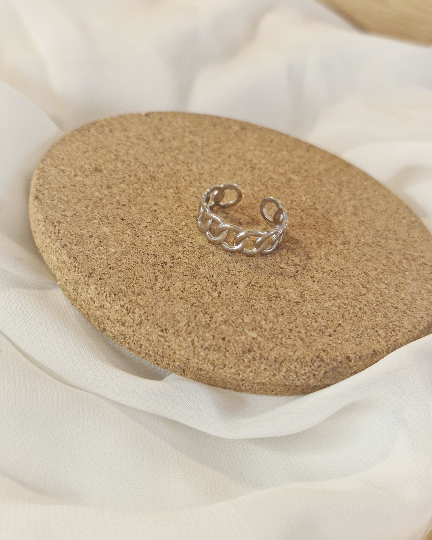 mimijewelsbyc Bague ajourée argentée