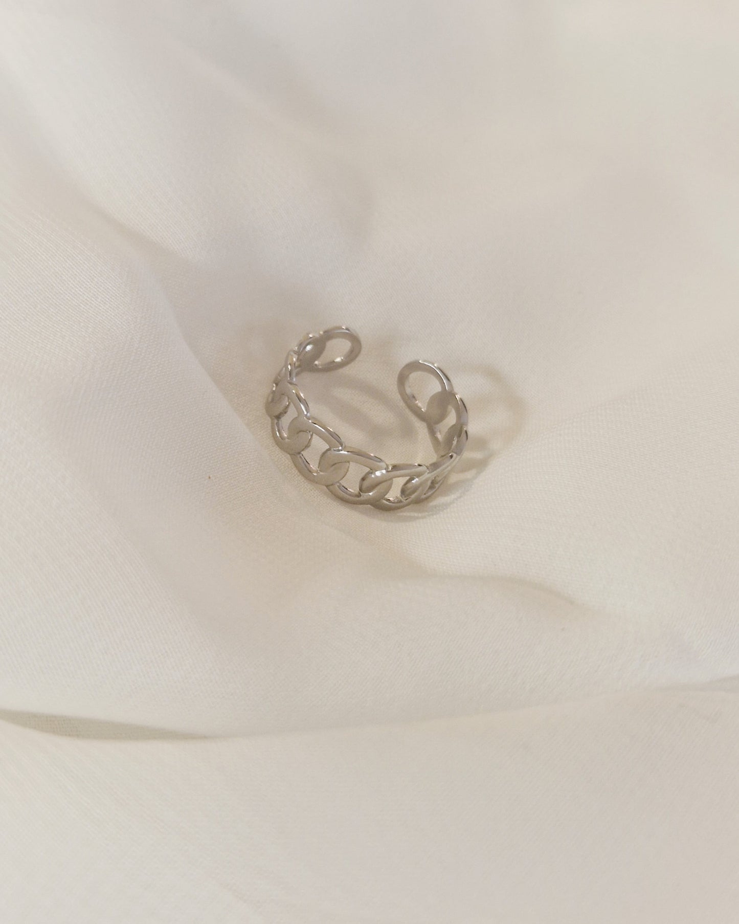 mimijewelsbyc Bague ajourée argentée