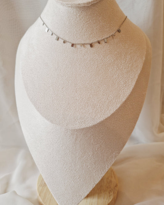 mimijewelsbyc collier Zélie - Collier en acier inoxydable avec pampilles